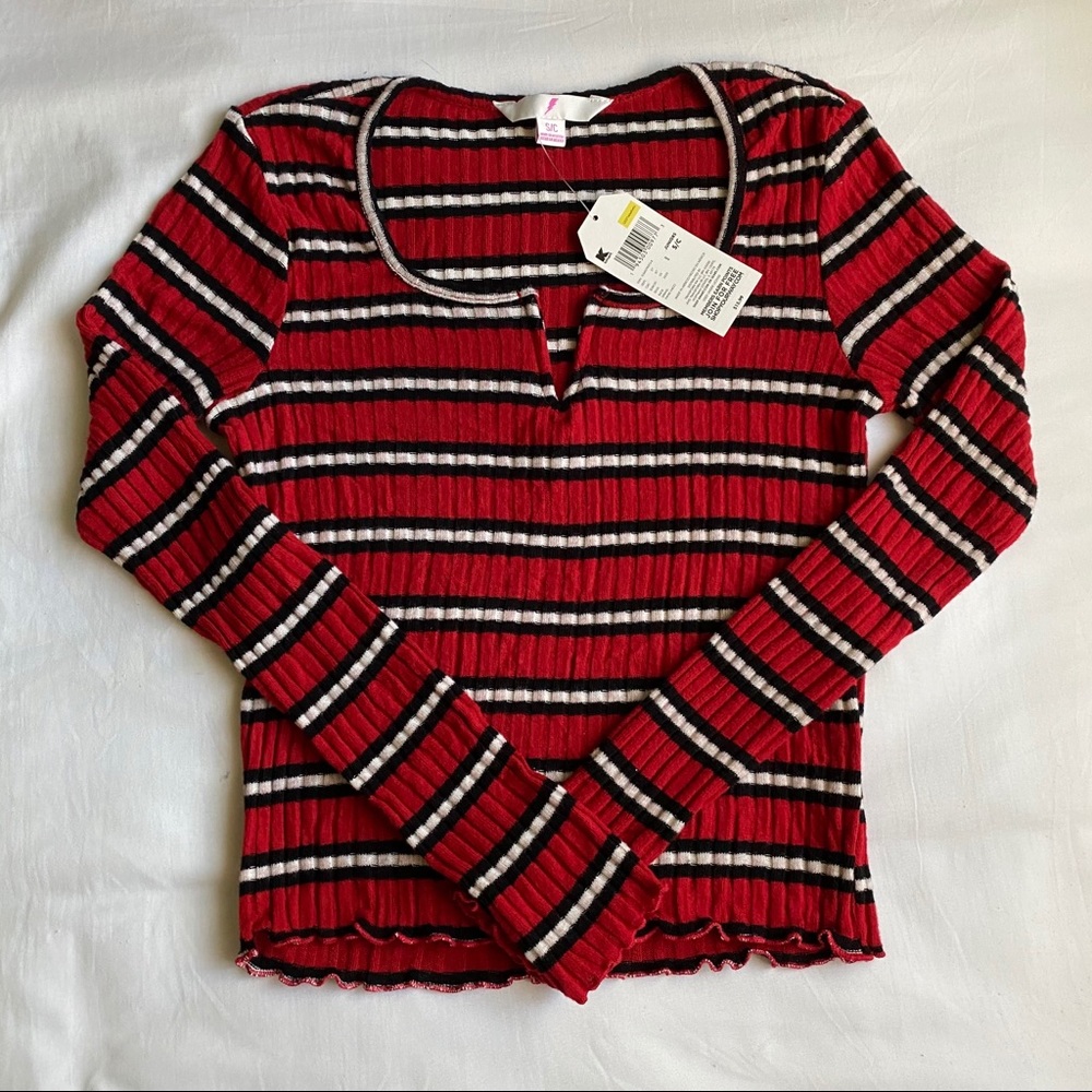 [NWT] Red Striped Long Sleeve